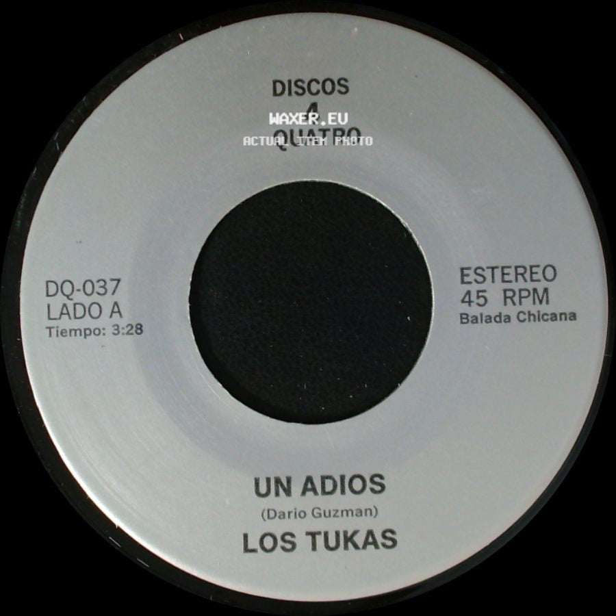 Los Tukas / Polo - Un Adios / El Ultimo Beso "Last Kiss" side A