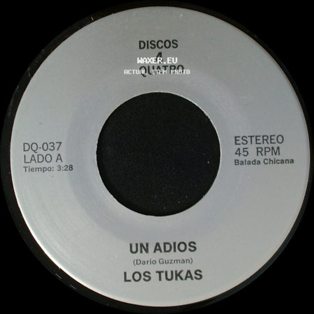 Los Tukas / Polo - Un Adios / El Ultimo Beso "Last Kiss" side A