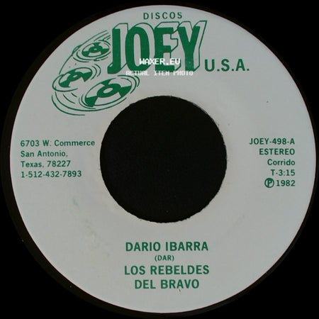 Dario Ibarra (Dar) / Los Rebeldes Del Bravo - Los Rebeldes Del Bravo / La Hija Olvidada side A
