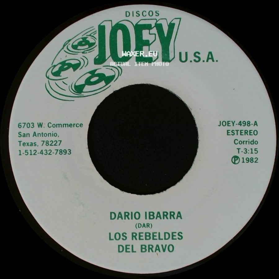 Dario Ibarra (Dar) / Los Rebeldes Del Bravo - Los Rebeldes Del Bravo / La Hija Olvidada side A