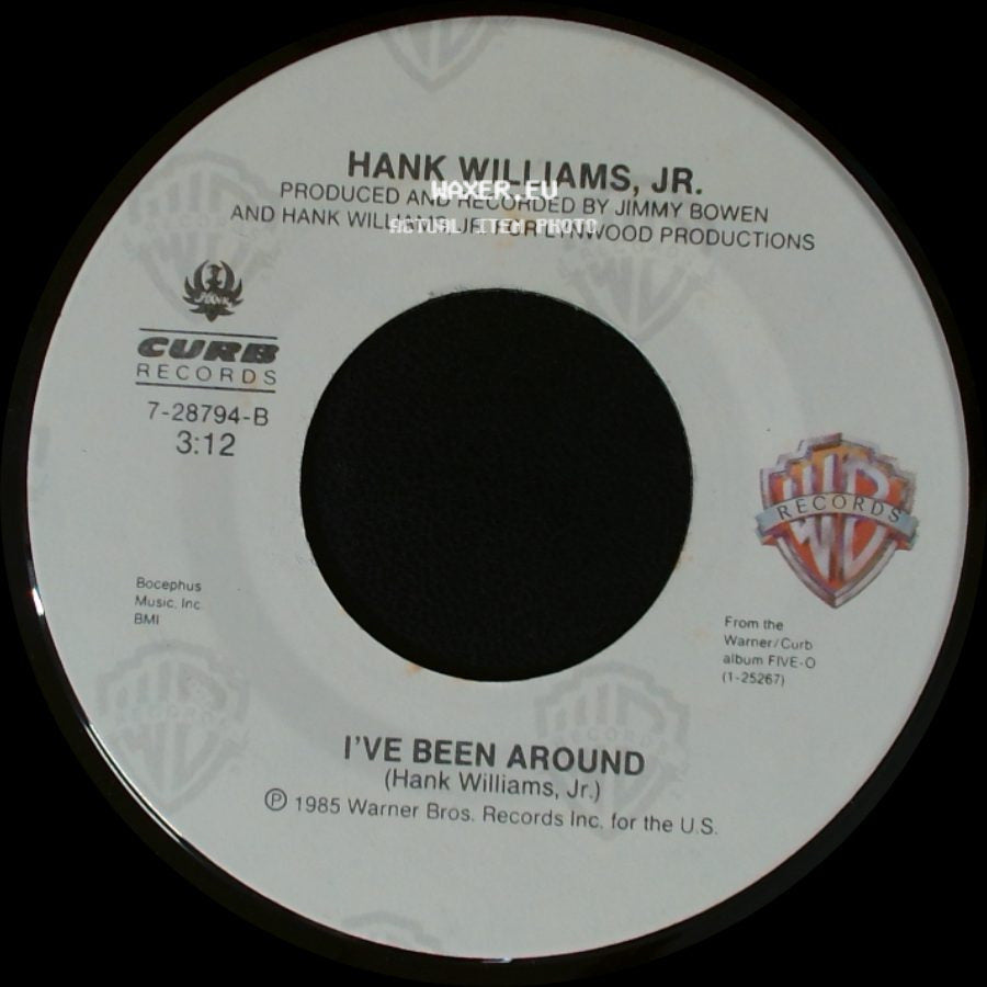 Hank Williams, Jr. - Ain't Misbehavin' / I've Been Around side B