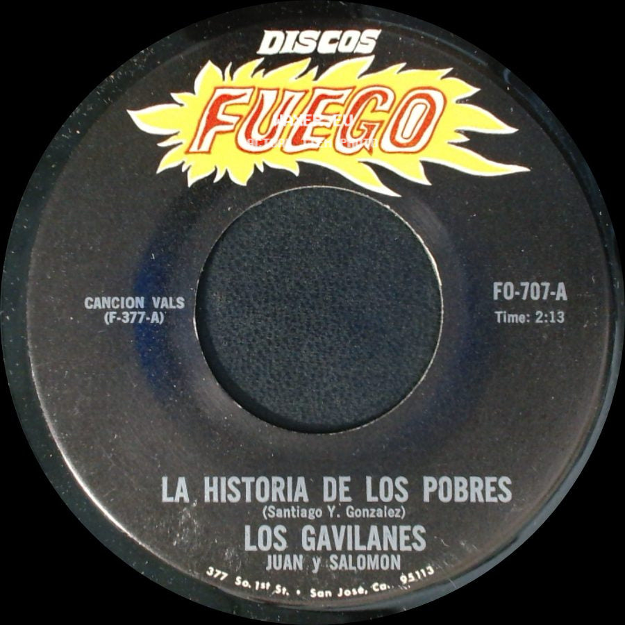 Los Gavilanes - La Historia De Los Pobres / La Chiva Colgada side A