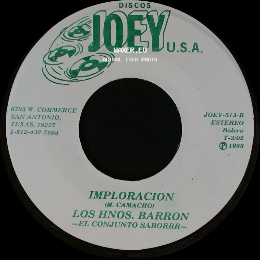 Los Hnos. Barron -El Conjunto Saborrr- / Los Hnos. Barron - Doña Susana / Imploracion side B