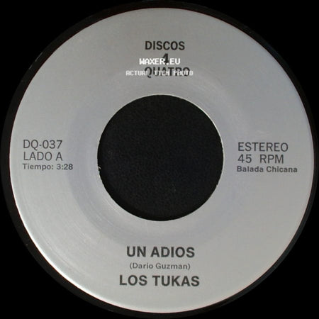 Los Tukas / Polo - Un Adios / El Ultimo Beso "Last Kiss" side A