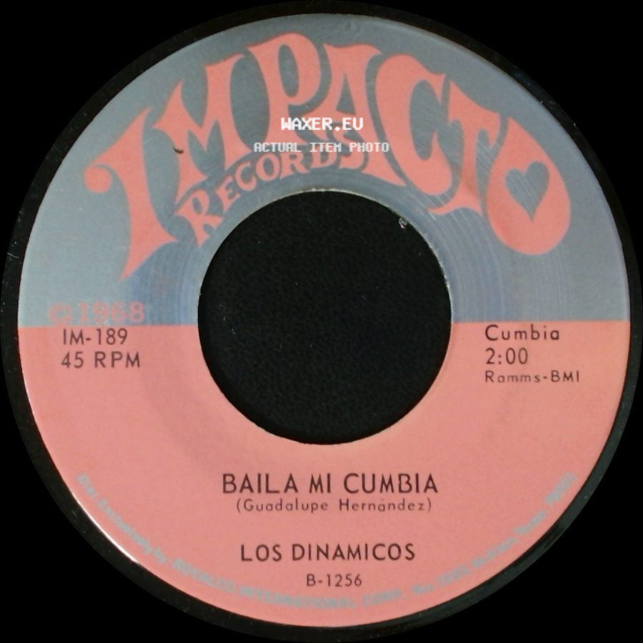 Los Dinamicos - El Pirata / Baila Mi Cumbia side B
