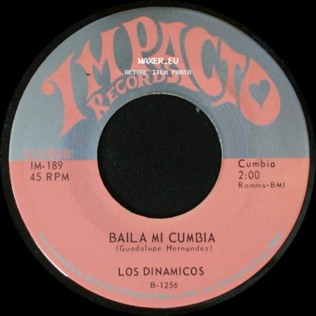 Los Dinamicos - El Pirata / Baila Mi Cumbia side B