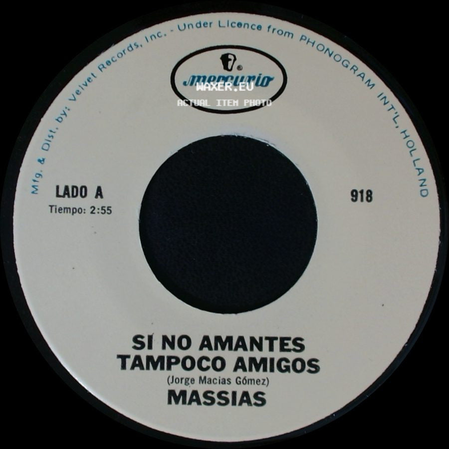 Massias - Si No Amantes Tampoco Amigos / Pequeña Niña side A