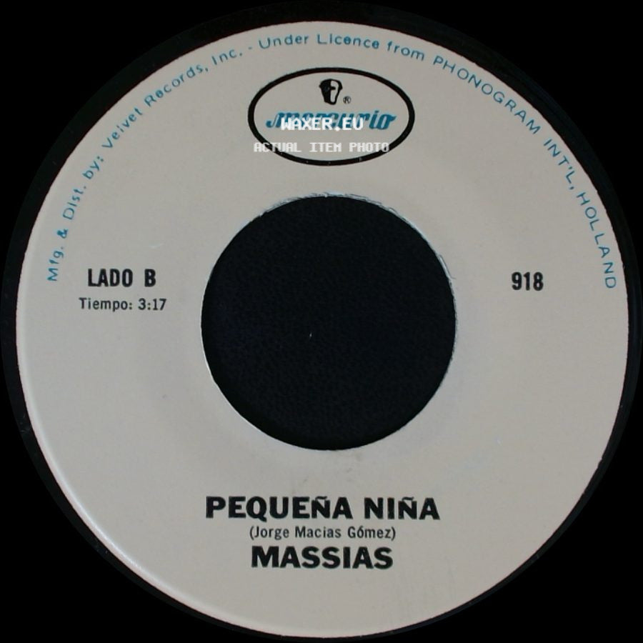 Massias - Si No Amantes Tampoco Amigos / Pequeña Niña side B