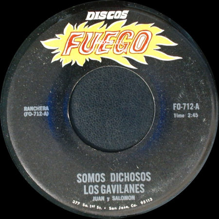 Los Gavilanes - Somos Dichosos / China Del Alma side A