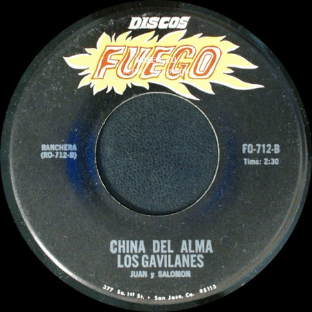 Los Gavilanes - Somos Dichosos / China Del Alma side B