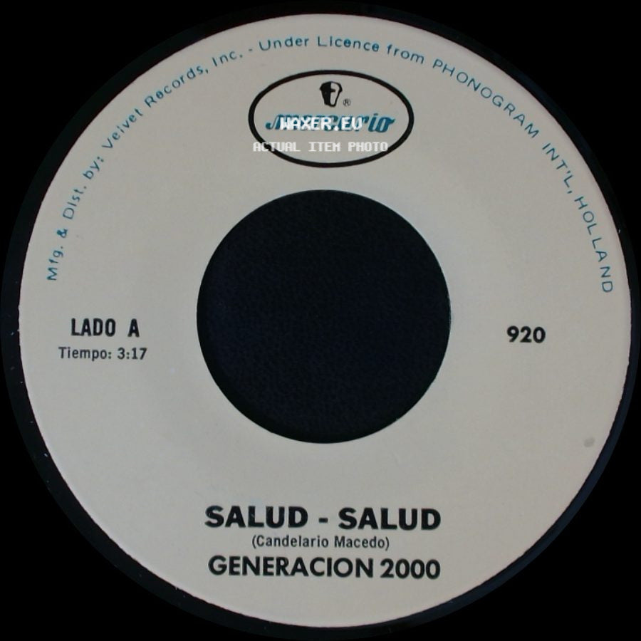 Generacion 2000 - Salud - Salud / Mi Piquito De Oro side A