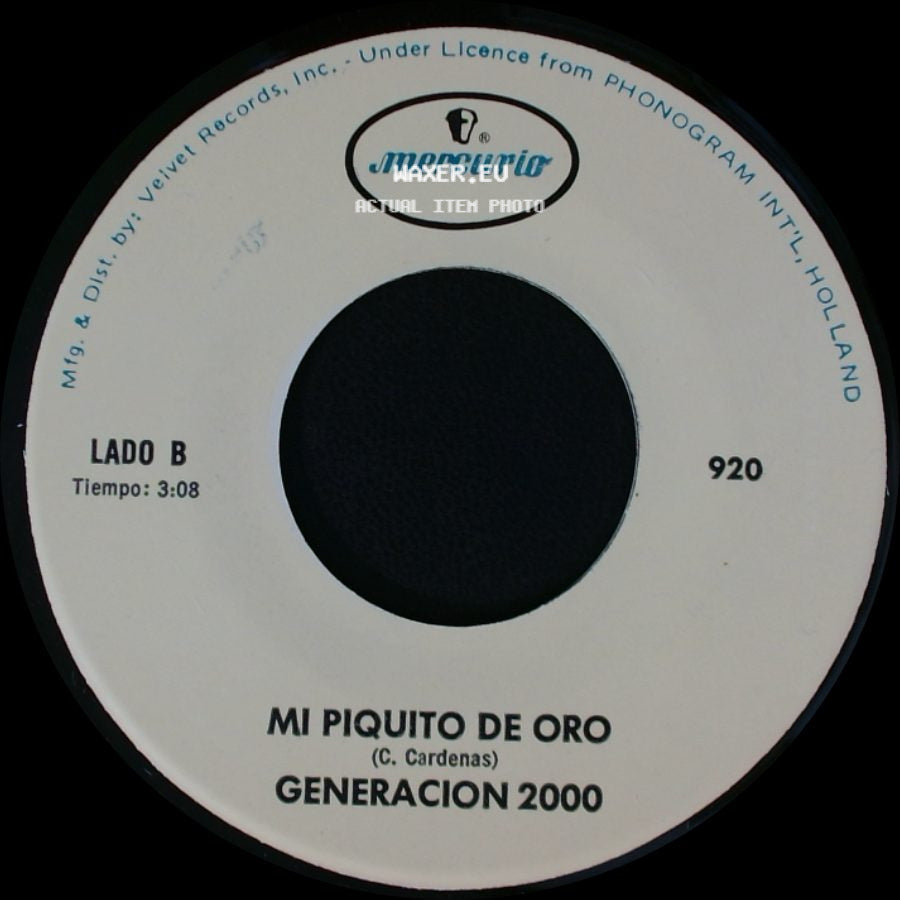 Generacion 2000 - Salud - Salud / Mi Piquito De Oro side B