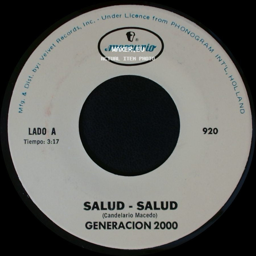 Generacion 2000 - Salud - Salud / Mi Piquito De Oro side A