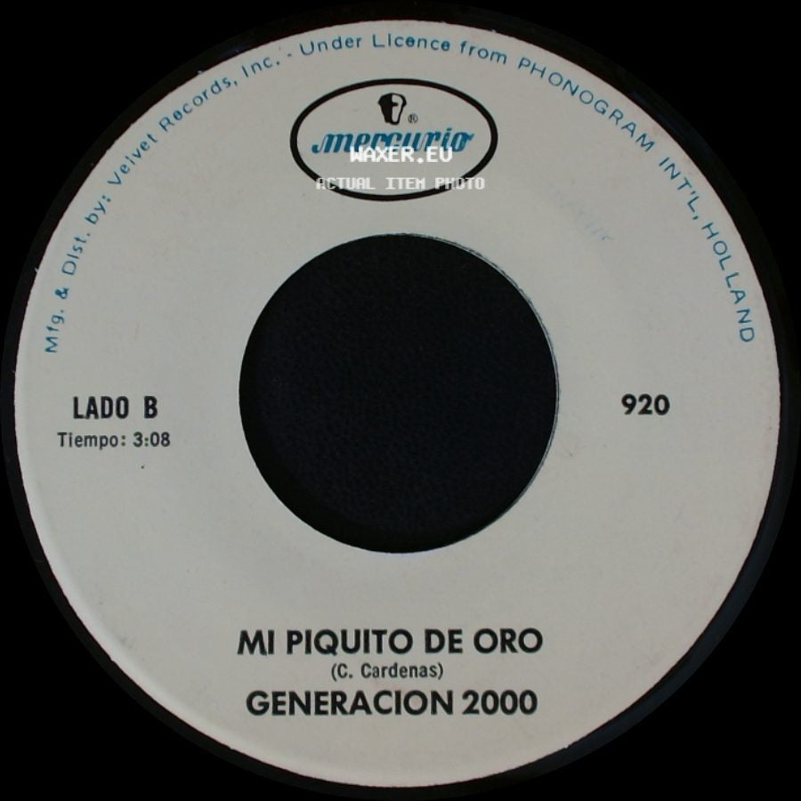 Generacion 2000 - Salud - Salud / Mi Piquito De Oro side B