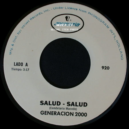 Generacion 2000 - Salud - Salud / Mi Piquito De Oro side A