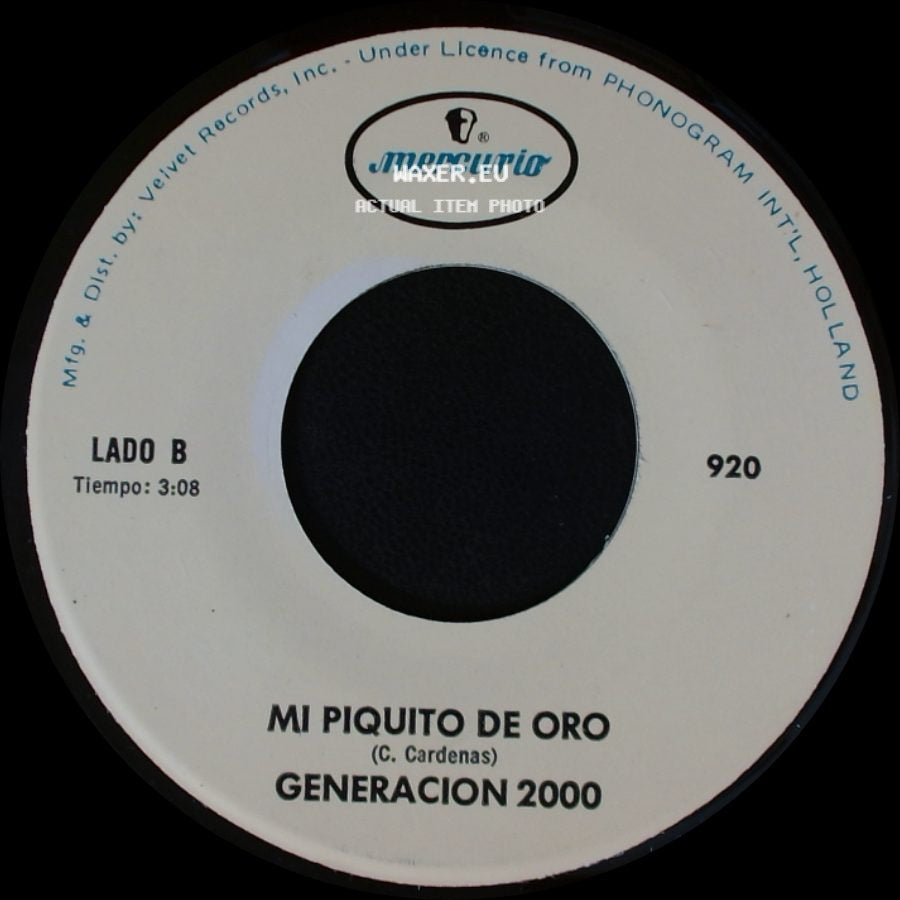 Generacion 2000 - Salud - Salud / Mi Piquito De Oro side B