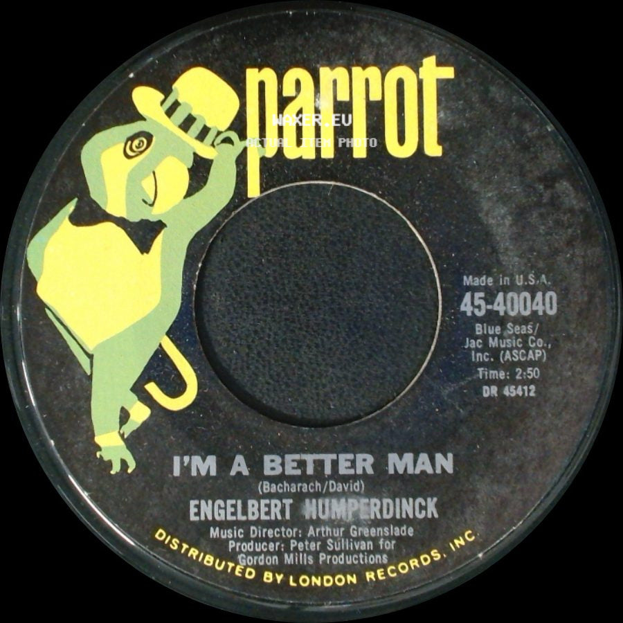 Engelbert Humperdinck - I'm A Better Man / Cafe side A