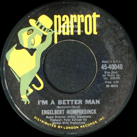Engelbert Humperdinck - I'm A Better Man / Cafe side A