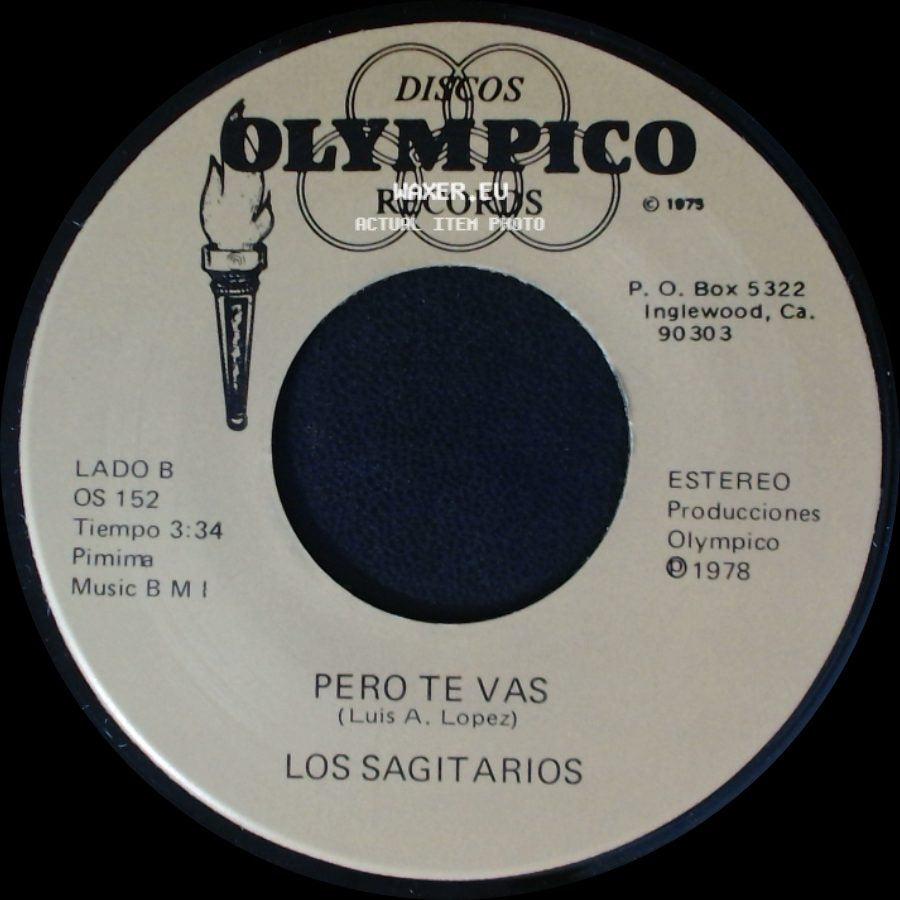 Los Sagitarios - Brindis Navideño / Pero Te Vas side B