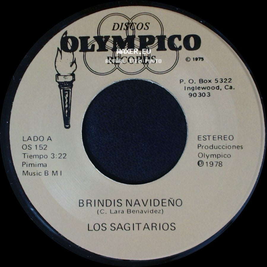 Los Sagitarios - Brindis Navideño / Pero Te Vas side A