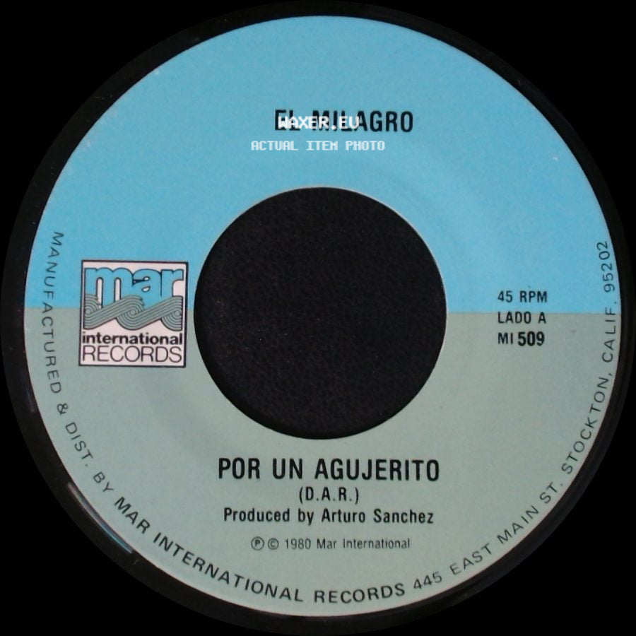 El Milagro - Por Un Agujerito / El Sauce Y La Palma side A