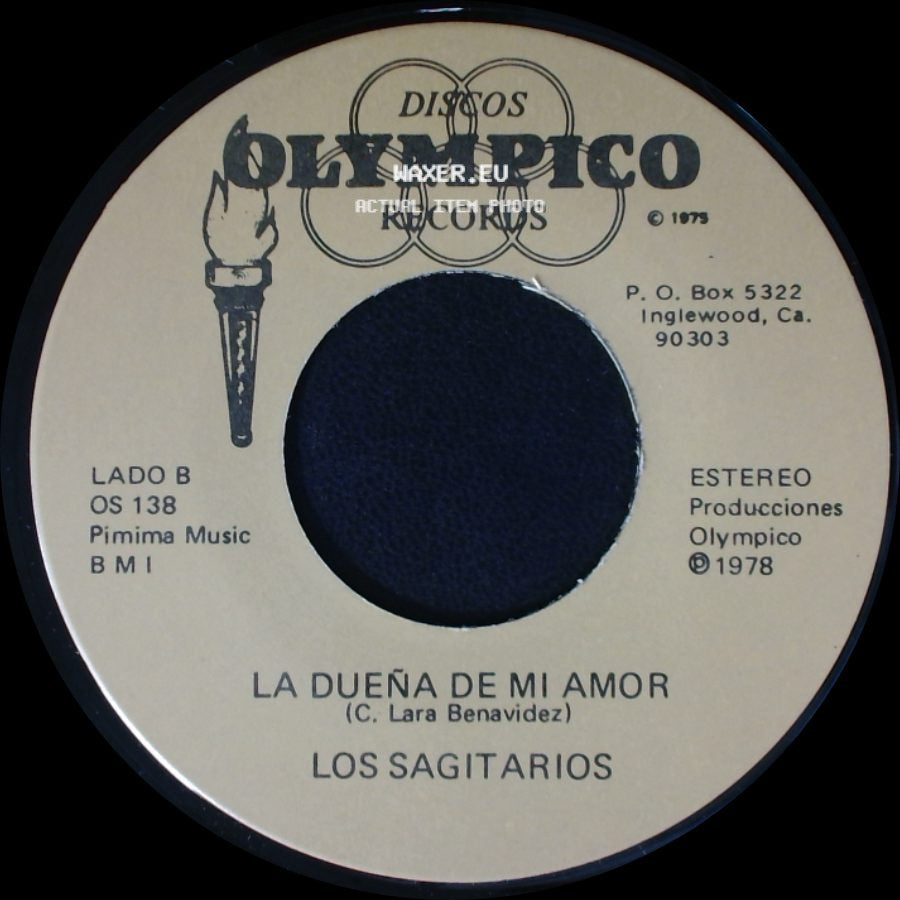 Los Sagitarios - Con Mis Propias Manos / La Dueña De Mi Amor side B