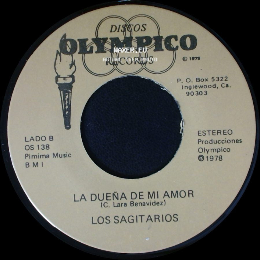 Los Sagitarios - Con Mis Propias Manos / La Dueña De Mi Amor side B