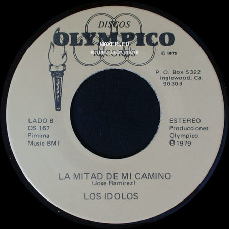 Los Idolos - Los Mandados / La Mitad De Mi Camino side B