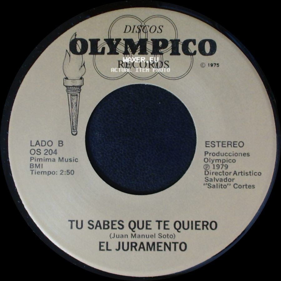 El Juramento - Regresa A Tu Hogar Mi Amigo / Tu Sabes Que Te Quiero side B