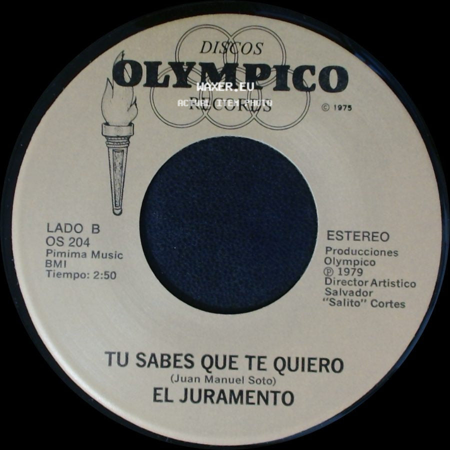 El Juramento - Regresa A Tu Hogar Mi Amigo / Tu Sabes Que Te Quiero side B