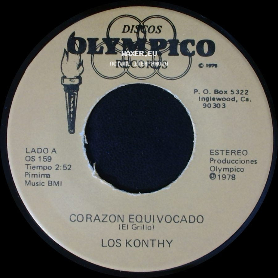 Los Konthy - Corazon Equivocado (El Grillo) / Paloma Querida side A