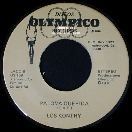 Los Konthy - Corazon Equivocado (El Grillo) / Paloma Querida side B