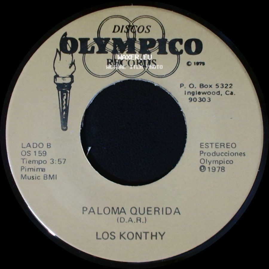 Los Konthy - Corazon Equivocado (El Grillo) / Paloma Querida side B