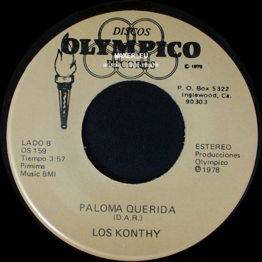Los Konthy - Corazon Equivocado (El Grillo) / Paloma Querida side B
