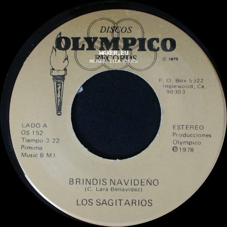 Los Sagitarios - Brindis Navideño / Pero Te Vas side A