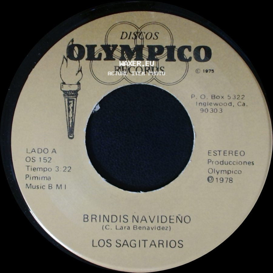 Los Sagitarios - Brindis Navideño / Pero Te Vas side A