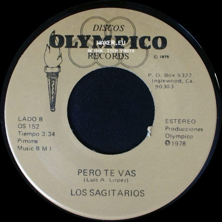 Los Sagitarios - Brindis Navideño / Pero Te Vas side B