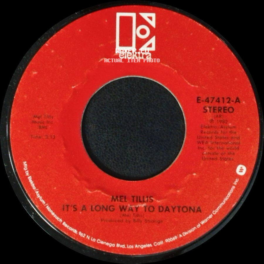 Mel Tillis - It's A Long Way To Daytona / Always You, Always Me side A