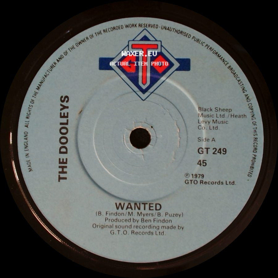 The Dooleys - Wanted / Movie Stars (And Comic Book Heroes) side A