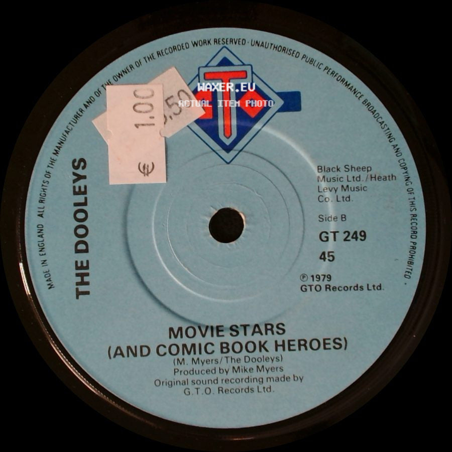 The Dooleys - Wanted / Movie Stars (And Comic Book Heroes) side B