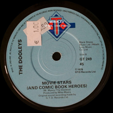 The Dooleys - Wanted / Movie Stars (And Comic Book Heroes) side B
