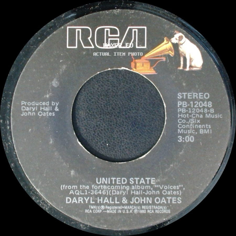 Daryl Hall & John Oates - United State / How Does It Feel To Be Back side A