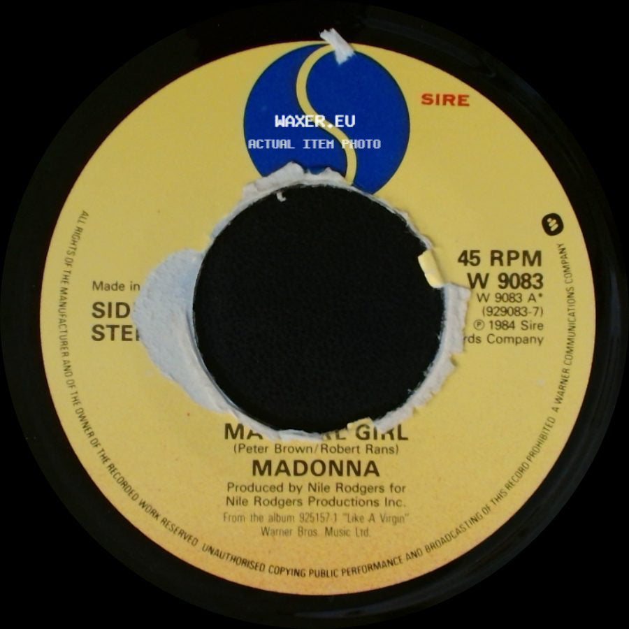 Madonna - Material Girl / Unknown Title B side A