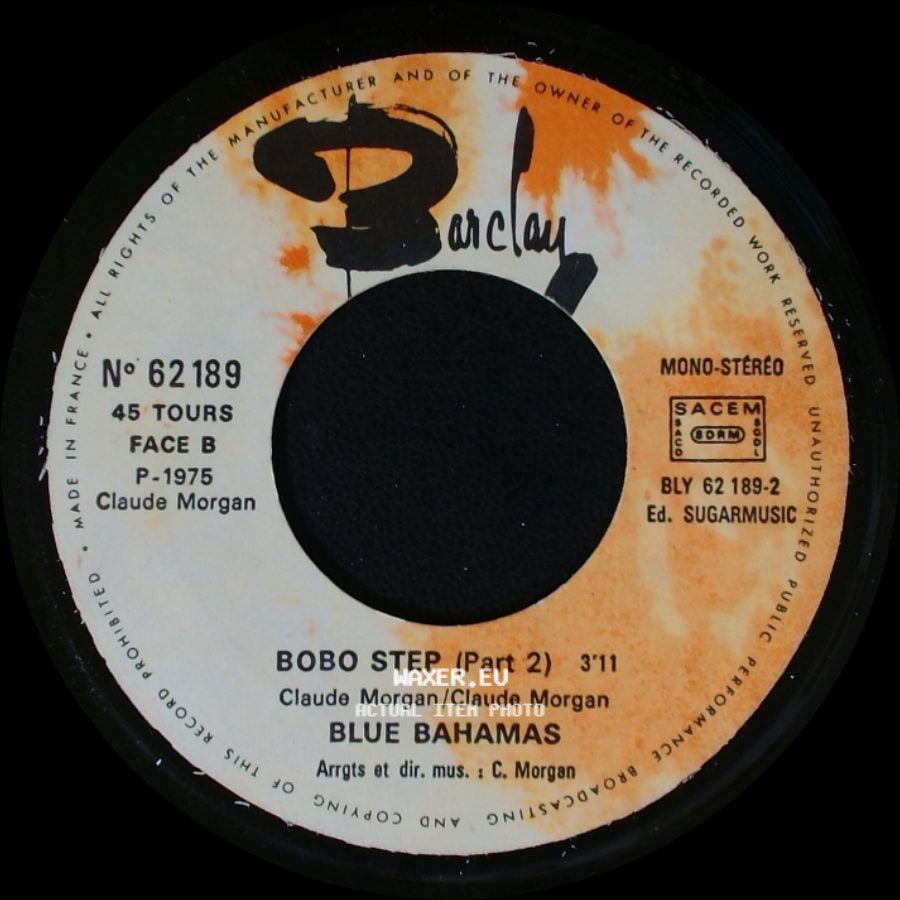 Blue Bahamas - Bobo Step (Part 1) / Bobo Step (Part 2) side B