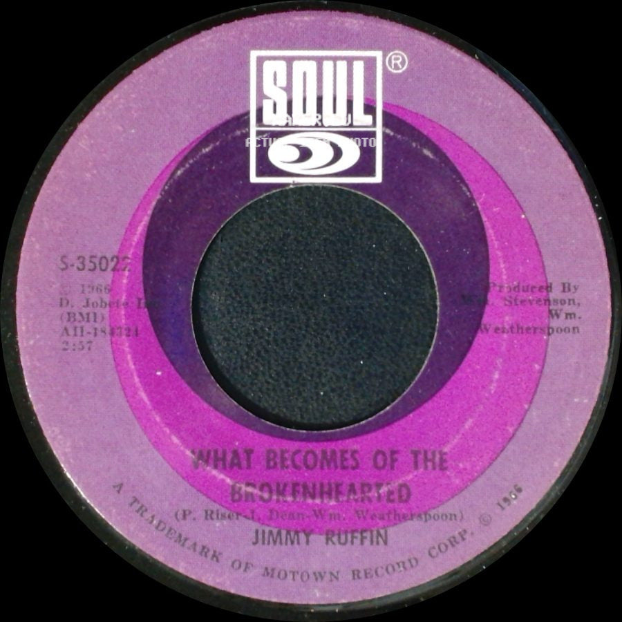 Jimmy Ruffin - What Becomes Of The Brokenhearted / Baby I've Got It side A