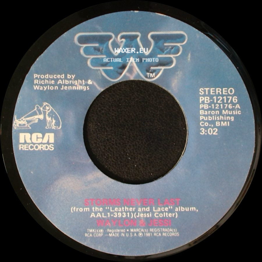 Waylon & Jessi - I Ain't The One / Storms Never Last side B