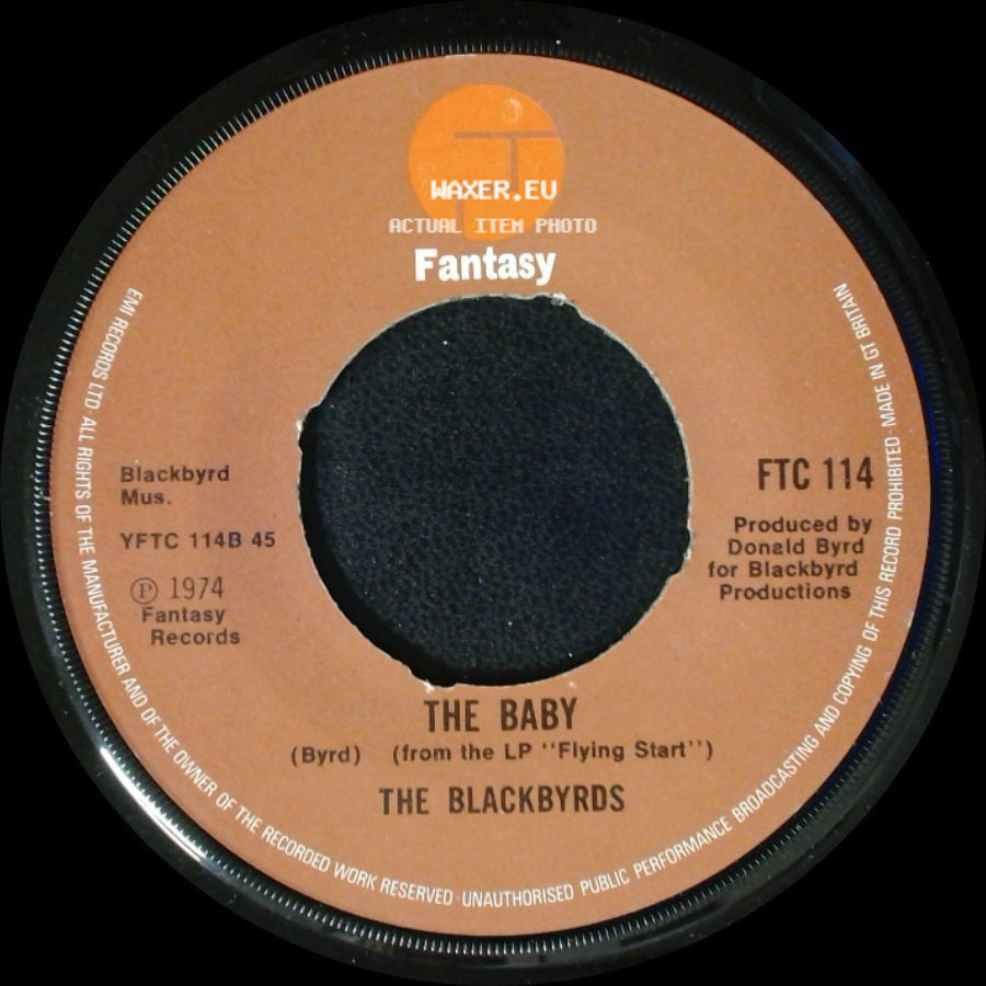 The Blackbyrds - Walking In Rhythm / The Baby side B