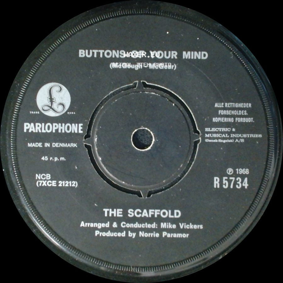 The Scaffold - Buttons Of Your Mind / Lily The Pink side A