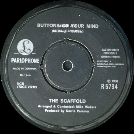 The Scaffold - Buttons Of Your Mind / Lily The Pink side A
