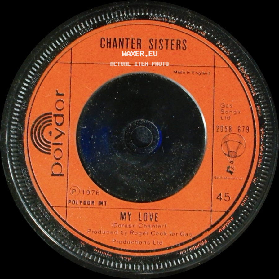 Chanter Sisters - My Love / Halfway To Paradise side A
